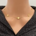 عقد ذهب عيار 18 الوزن 3.80 جرام