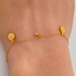 ⁦أسواره ذهب عيار 21 الوزن 0.88 جرام⁩ - الصورة ⁦2⁩