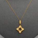 ⁦عقد ذهب عيار 21 الوزن 1.90 جرام⁩ - الصورة ⁦2⁩