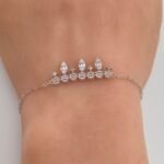 ⁦أسواره ذهب عيار 18 الوزن 1.44 جرام⁩ - الصورة ⁦2⁩