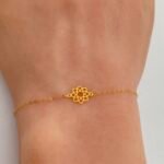 ⁦أسواره ذهب عيار 21 الوزن 0.24 جرام⁩ - الصورة ⁦2⁩