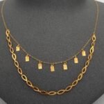 ⁦عقد ذهب عيار 21 الوزن 1.33 جرام⁩ - الصورة ⁦2⁩