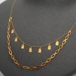 ⁦عقد ذهب عيار 21 الوزن 1.33 جرام⁩ - الصورة ⁦3⁩