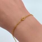 ⁦كف ذهب عيار 21 الوزن 14.33 جرام⁩ - الصورة ⁦4⁩