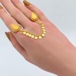 ⁦كف ذهب عيار 21 الوزن 5.12 جرام⁩ - الصورة ⁦2⁩