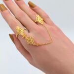 ⁦كف ذهب عيار 21 الوزن 5.99 جرام⁩ - الصورة ⁦2⁩