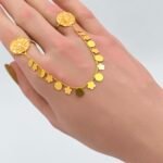 ⁦كف ذهب عيار 21 الوزن 4.26 جرام⁩ - الصورة ⁦2⁩