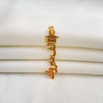 تعليقه ألف مبروك ذهب عيار 21 الوزن 1.40 جرام
