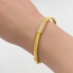 ⁦اسواره ذهب عيار 21 الوزن 17.70 جرام⁩ - الصورة ⁦2⁩