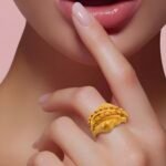 ⁦خاتم دوريكا ذهب عيار 21 الوزن 5.55 جرام⁩ - الصورة ⁦2⁩