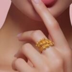 ⁦خاتم دوريكا ذهب عيار 21 الوزن 2.75 جرام⁩ - الصورة ⁦2⁩