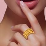 ⁦خاتم دوريكا ذهب عيار 21 الوزن 3.36 جرام⁩ - الصورة ⁦2⁩