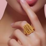 ⁦خاتم دوريكا ذهب عيار 21 الوزن 2.91 جرام⁩ - الصورة ⁦2⁩