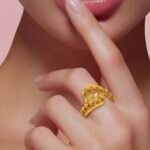 ⁦خاتم دوريكا ذهب عيار 21 الوزن 2.89 جرام⁩ - الصورة ⁦2⁩