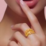 ⁦خاتم دوريكا ذهب عيار 21 الوزن 3.15 جرام⁩ - الصورة ⁦2⁩