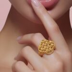 ⁦خاتم دوريكا ذهب عيار 21 الوزن 3.30 جرام⁩ - الصورة ⁦2⁩