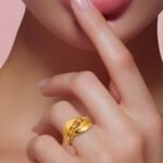 ⁦خاتم دوريكا ذهب عيار 21 الوزن 2.92 جرام⁩ - الصورة ⁦2⁩