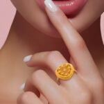 ⁦خاتم دوريكا ذهب عيار 21 الوزن 2.73 جرام⁩ - الصورة ⁦2⁩