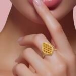 ⁦خاتم دوريكا ذهب عيار 21 الوزن 3.54 جرام⁩ - الصورة ⁦2⁩