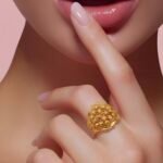 ⁦خاتم دوريكا ذهب عيار 21 الوزن 3.74 جرام⁩ - الصورة ⁦2⁩