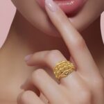 ⁦خاتم دوريكا ذهب عيار 21 الوزن 3.45 جرام⁩ - الصورة ⁦2⁩