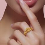 ⁦خاتم دوريكا ذهب عيار 21 الوزن 1.93 جرام⁩ - الصورة ⁦2⁩