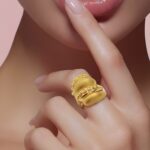 ⁦خاتم دوريكا ذهب عيار 21 الوزن 5.25 جرام⁩ - الصورة ⁦2⁩