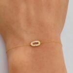 ⁦أسواره ذهب عيار 18 الوزن 0.35 جرام⁩ - الصورة ⁦2⁩