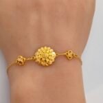 ⁦أسواره ذهب عيار 21 الوزن 1.55 جرام⁩ - الصورة ⁦2⁩