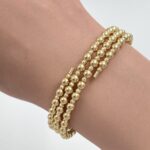 ⁦اسواره ذهب عيار 18 وزن 4.95 جرام تصميم فاخر وجذاب⁩ - الصورة ⁦3⁩
