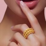 ⁦خاتم دوريكا ذهب عيار 21 الوزن 2.19 جرام⁩ - الصورة ⁦2⁩