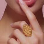 ⁦خاتم دوريكا ذهب عيار 21 الوزن 4.07 جرام⁩ - الصورة ⁦2⁩