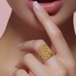 ⁦خاتم دوريكا ذهب عيار 21 الوزن 3.67 جرام⁩ - الصورة ⁦2⁩