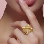 ⁦خاتم دوريكا ذهب عيار 21 الوزن 3.72 جرام⁩ - الصورة ⁦2⁩