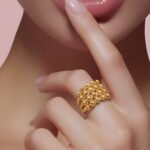 ⁦خاتم دوريكا ذهب عيار 21 الوزن 3.19 جرام⁩ - الصورة ⁦2⁩