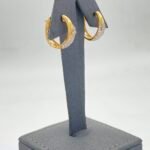 ⁦حلق ذهب عيار 18 الوزن 3.26 جرام⁩ - الصورة ⁦3⁩