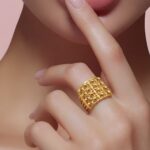 ⁦خاتم دوريكا ذهب عيار 21 الوزن 3.48 جرام⁩ - الصورة ⁦2⁩