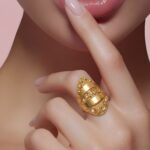 ⁦خاتم دوريكا ذهب عيار 21 الوزن 4.71 جرام⁩ - الصورة ⁦2⁩