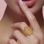 ⁦خاتم دوريكا ذهب عيار 21 الوزن 4.64 جرام⁩ - الصورة ⁦2⁩