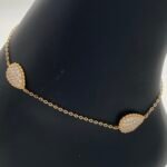 ⁦خلخال ذهب عيار 18 الوزن 3.22 جرام⁩ - الصورة ⁦2⁩