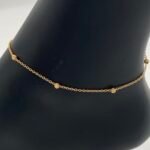 ⁦خلخال ذهب عيار 18 الوزن 1.15 جرام⁩ - الصورة ⁦2⁩