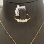 ⁦نصف طقم ذهب عيار 18 الوزن 5.70 جرام⁩ - الصورة ⁦2⁩