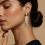 حلق ذهب عيار 18 الوزن 3.94 جرام