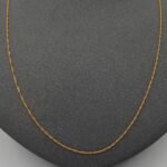 ⁦سلسال ذهب عيار 21 الوزن 0.88 جرام⁩ - الصورة ⁦2⁩