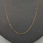 ⁦سلسال ذهب عيار 21 الوزن 0.98 جرام⁩ - الصورة ⁦2⁩