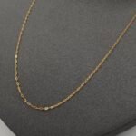 ⁦سلسال ذهب عيار 21 الوزن 1.10 جرام⁩ - الصورة ⁦3⁩