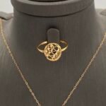 ⁦نصف طقم ذهب عيار 21 الوزن 4.41 جرام⁩ - الصورة ⁦2⁩