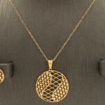 ⁦نصف طقم ذهب عيار 21 الوزن 4.41 جرام⁩ - الصورة ⁦3⁩