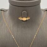 ⁦نصف طقم ذهب عيار 21 الوزن 3.55 جرام⁩ - الصورة ⁦4⁩