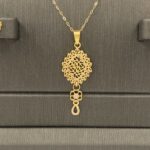 ⁦نصف طقم ذهب عيار 21 وزن 3.82 جرام بإطلالة ناعمة⁩ - الصورة ⁦3⁩